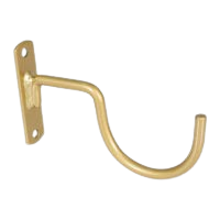 65/65mm Metal Double Bracket -  Gold - Pair