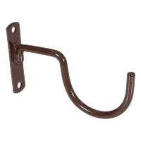 65/65mm Metal Double Bracket -  Brown - Pair