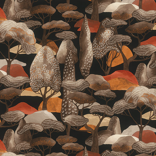 Jamboree Wallpaper Tobacco