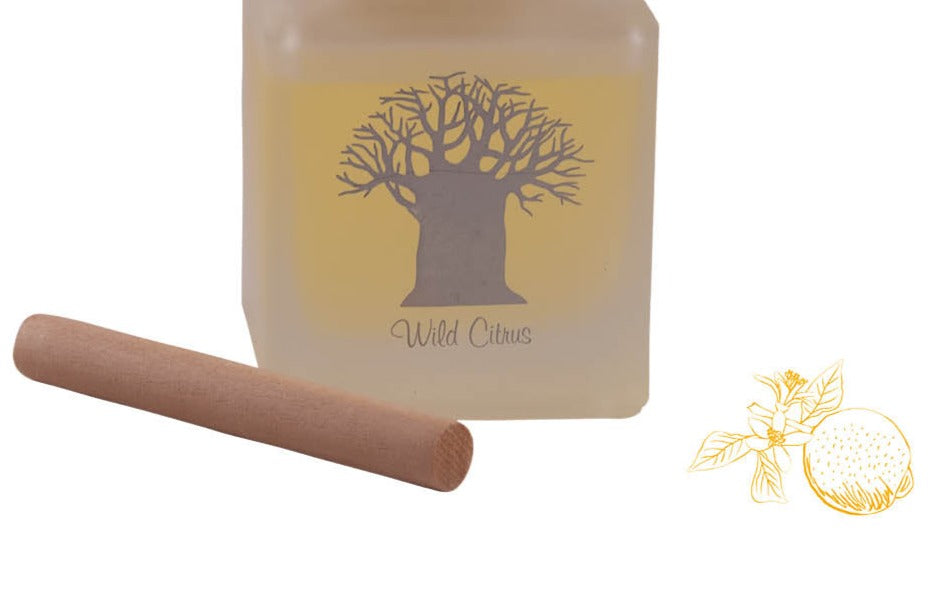 Wooden Top Diffuser Refills - Wild Citrus 160ml