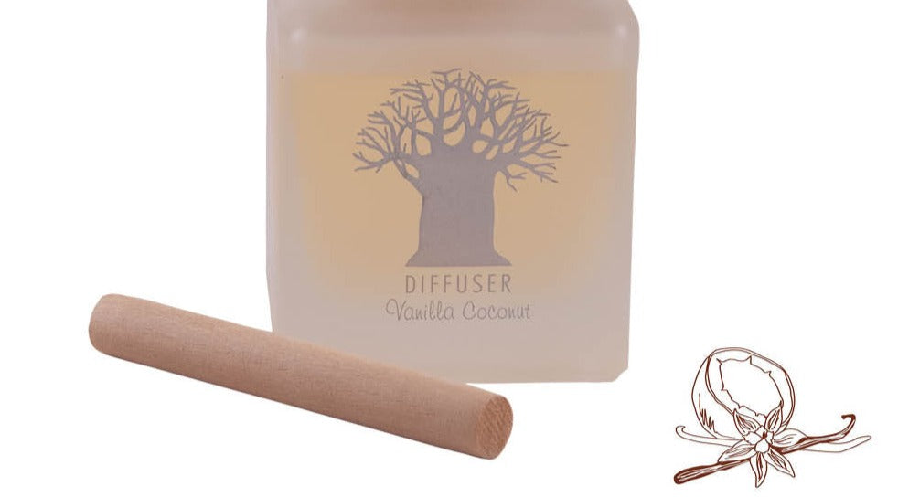 Wooden Top Diffuser Refills - Vanilla Coconut 160ml