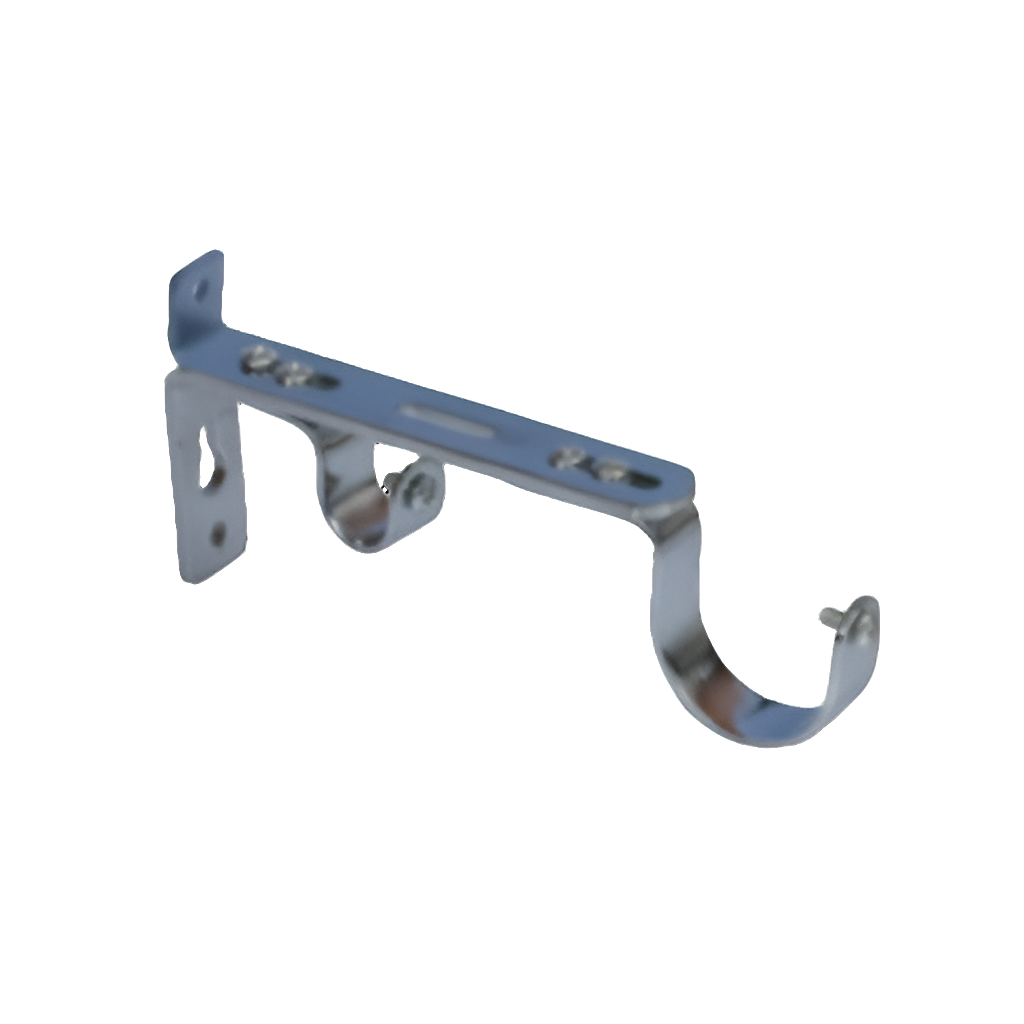 38/16mm Econo Metal Bracket Chrome - Pair