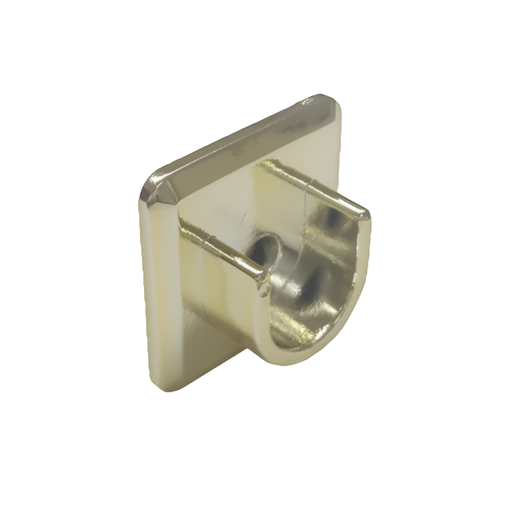 16mm Inside PVC Bracket - Brass-1pckt x 2