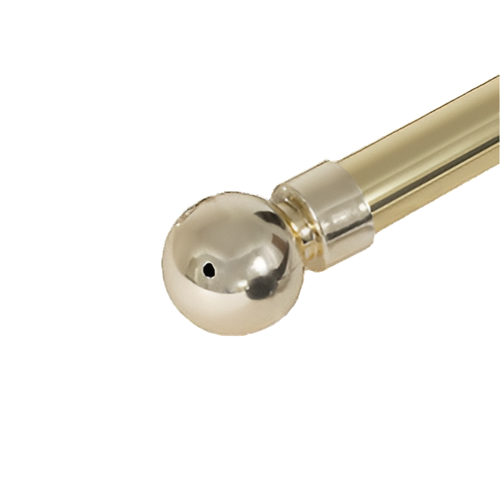 25mm Ball Finial PVC - Brass-Pair