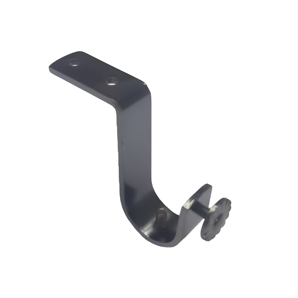 25mm Ceiling Metal Bracket - Single - Black -Pair