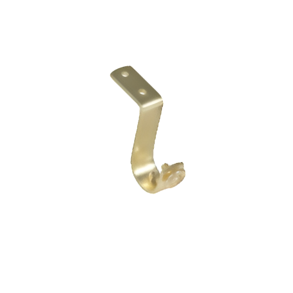 25mm Ceiling Metal Bracket - Single - Brass-Pair