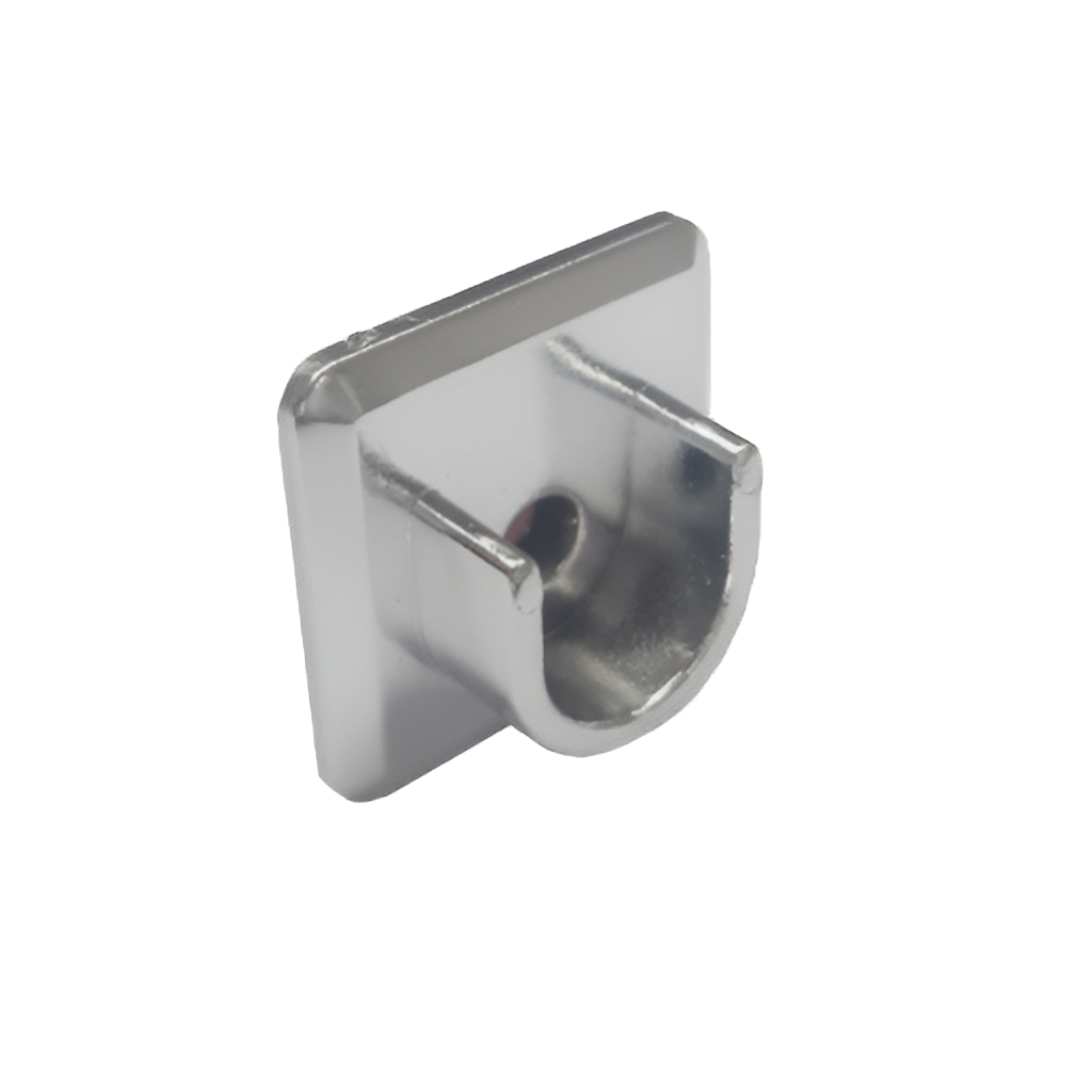 16mm Inside  PVC Bracket- Chrome