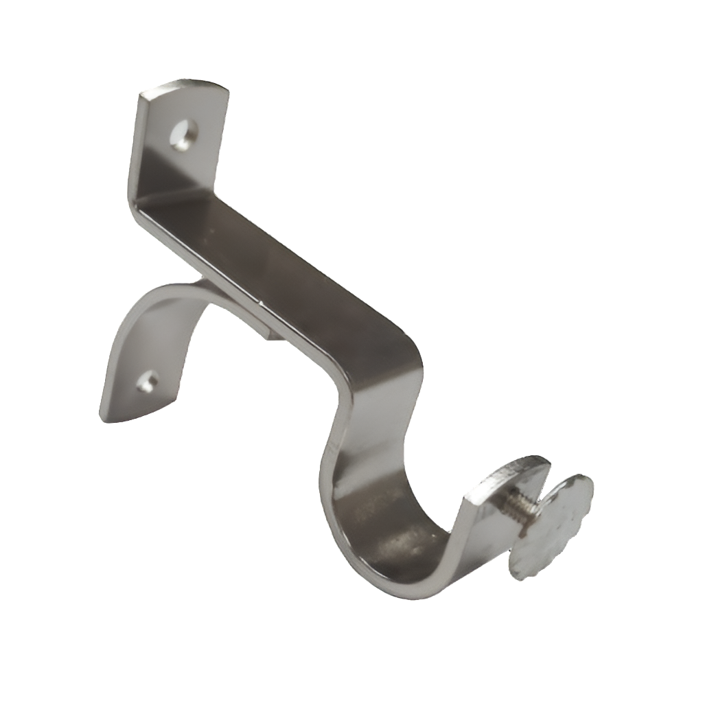 25mm Fancy Metal Bracket Stainless Steel - Pair