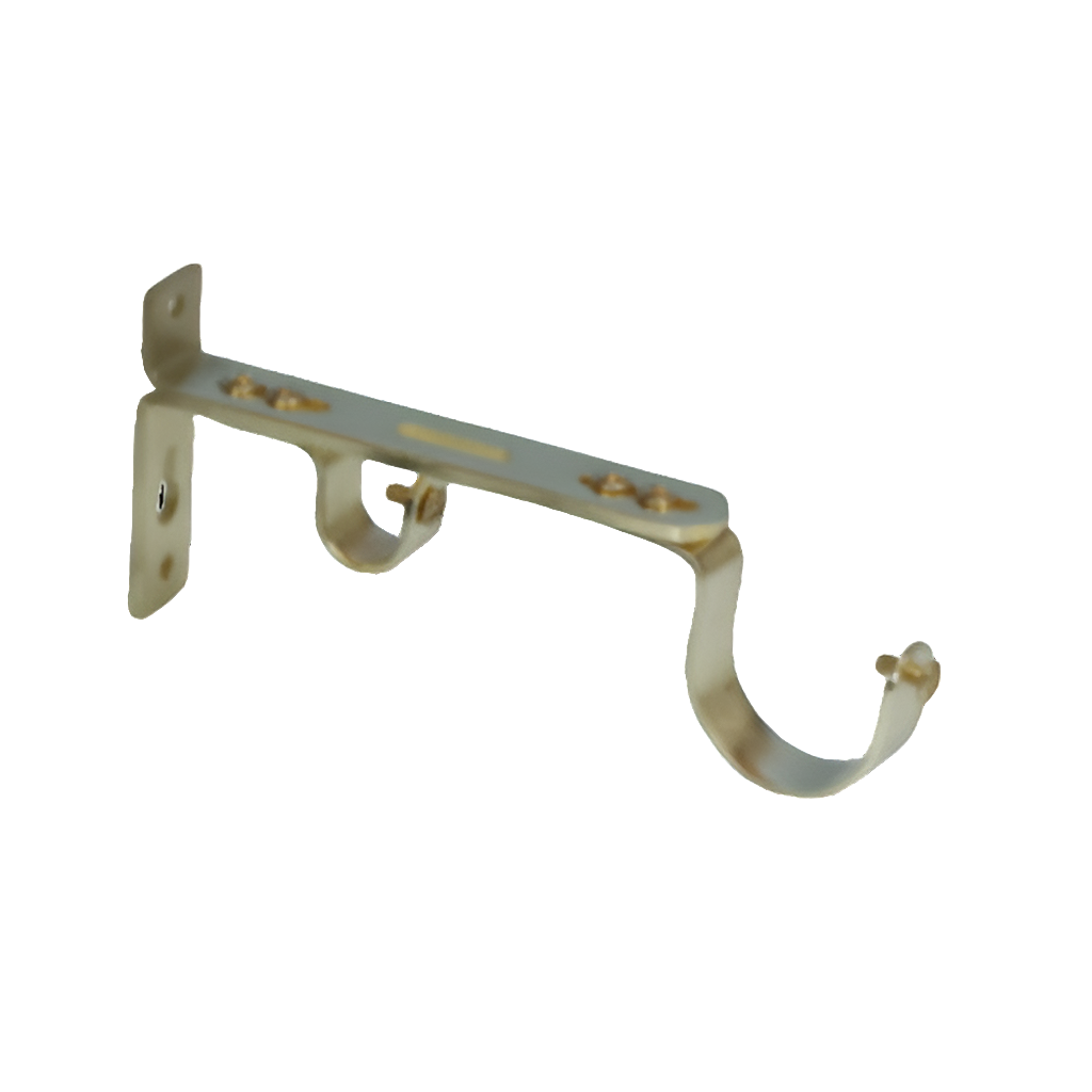 38/16mm Econo Metal Bracket Brass- Pair