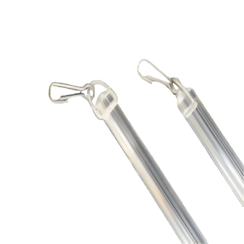 Steel Draw Rods Clear Fluted Draw Rods