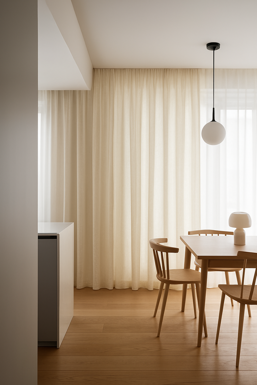 Whittier sheer ready made curtain