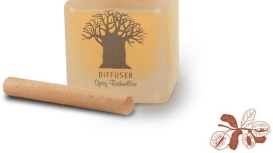 Wooden Top Diffuser Refills -  Spicy Bushwillow 160ml