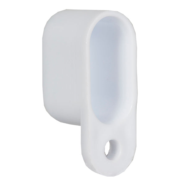 C - Track Endstop - White