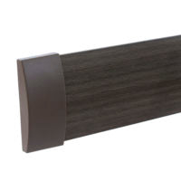 105mm Plain Pelmet - Walnut