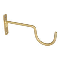 65/125mm Metal Double Bracket -  Gold - Pair