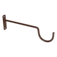 65/180mm Metal Double Bracket -  Brown - Pair