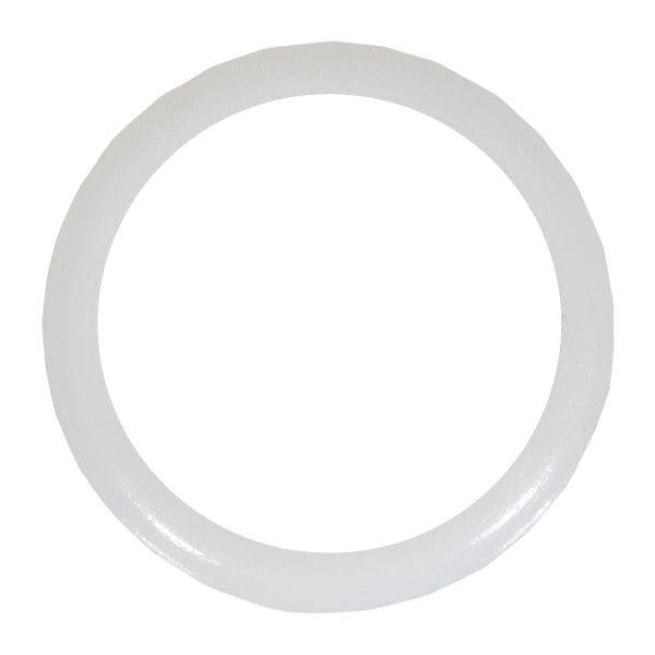 10mm Roman PVC Rings - White 10 in a packet