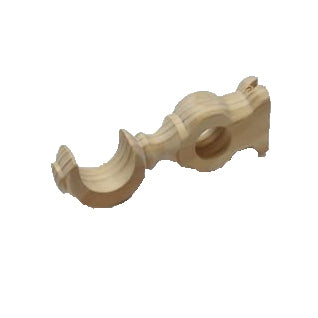 34/34mm Wooden Bracket - Double - Natural