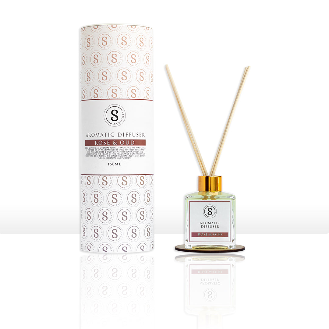 Scentury Rose & Oud Reed Diffuser