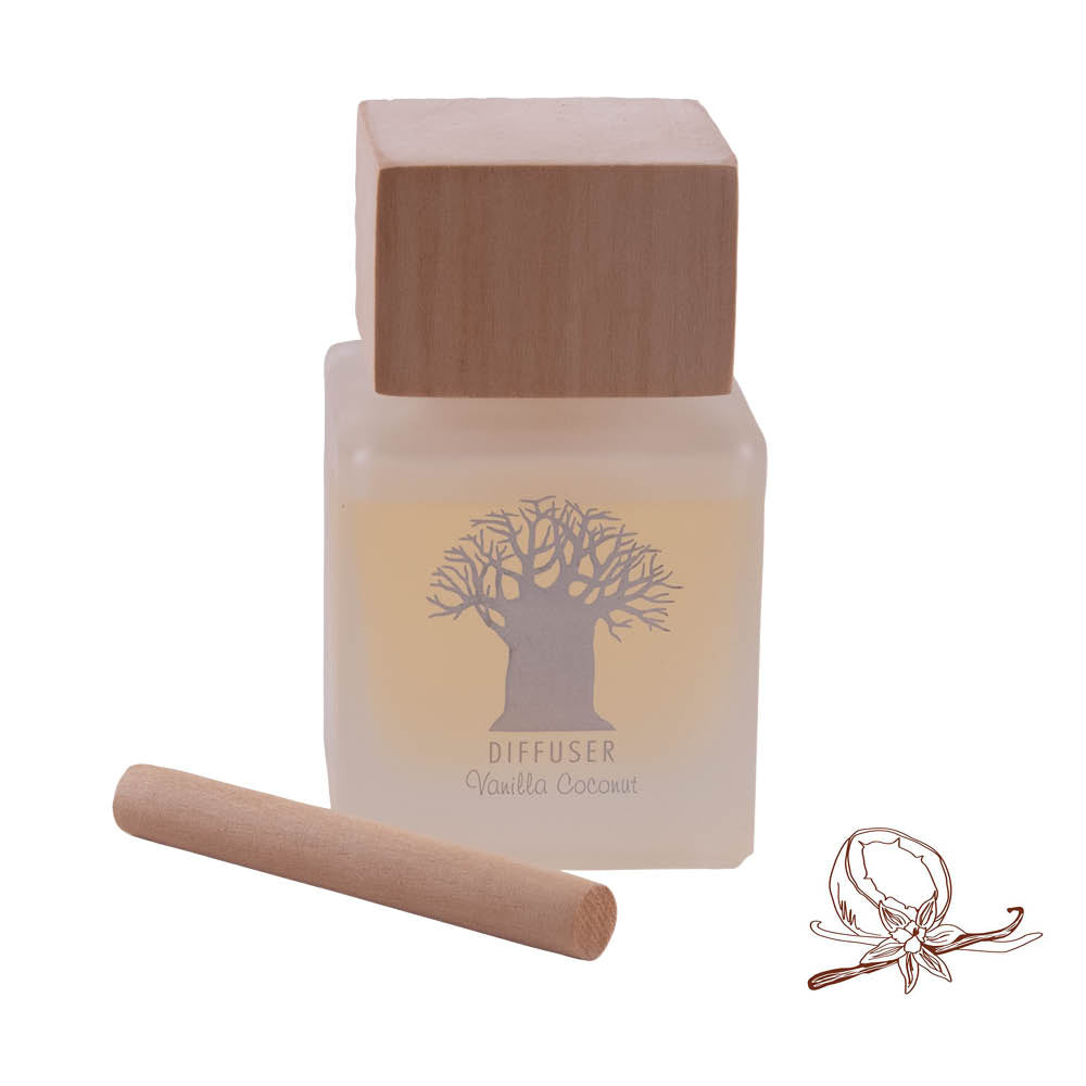 Wooden Top Diffuser Vanilla Coconut – 160ml