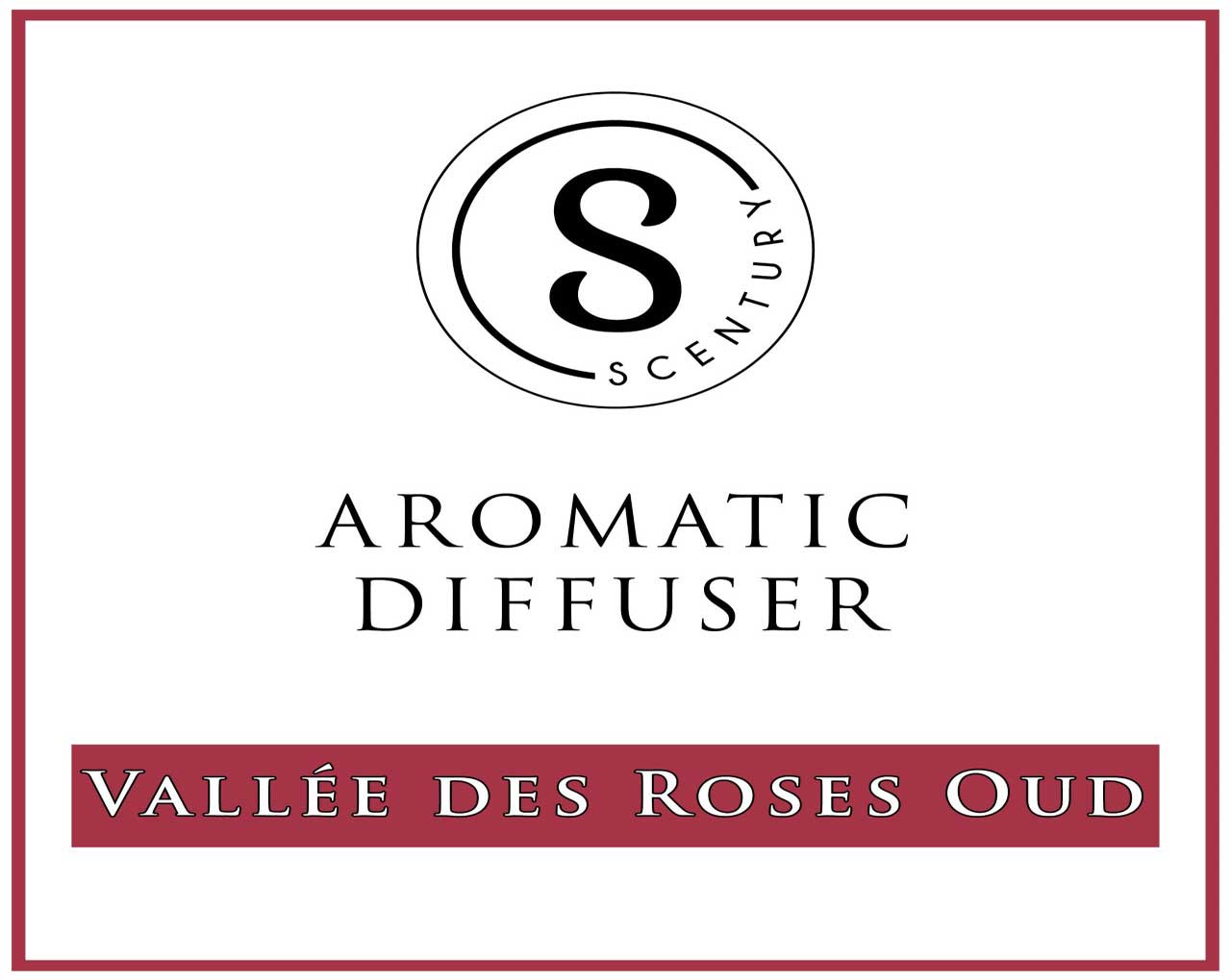 Scentury Vallée des Roses Oud Reed Diffuser